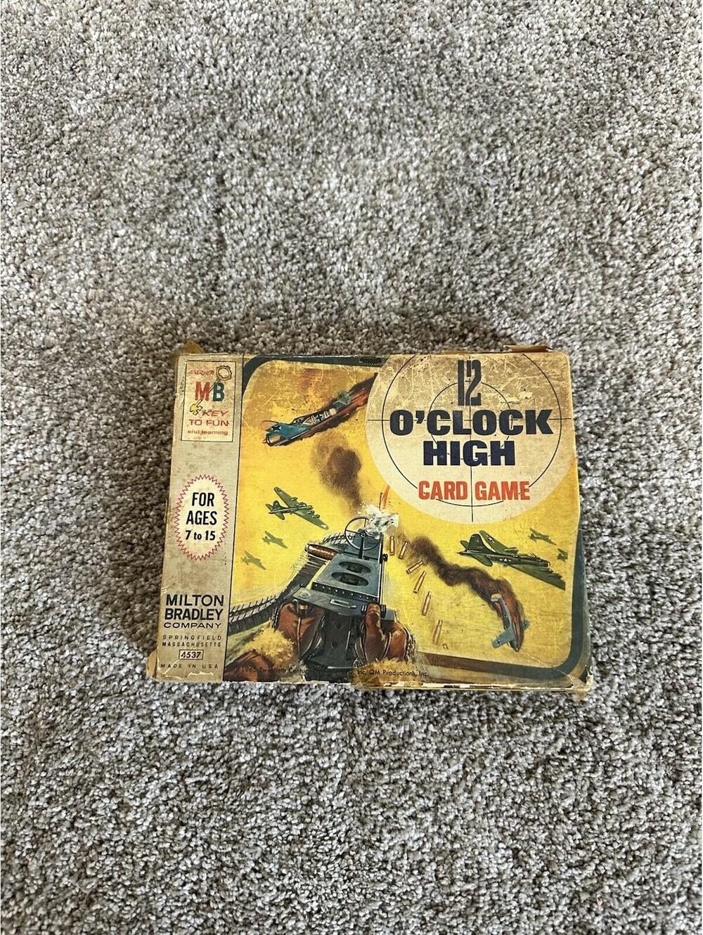 Card Game 12 O’clock High by Milton Bradley 1965 Vintage Complete 40 Cards VTG